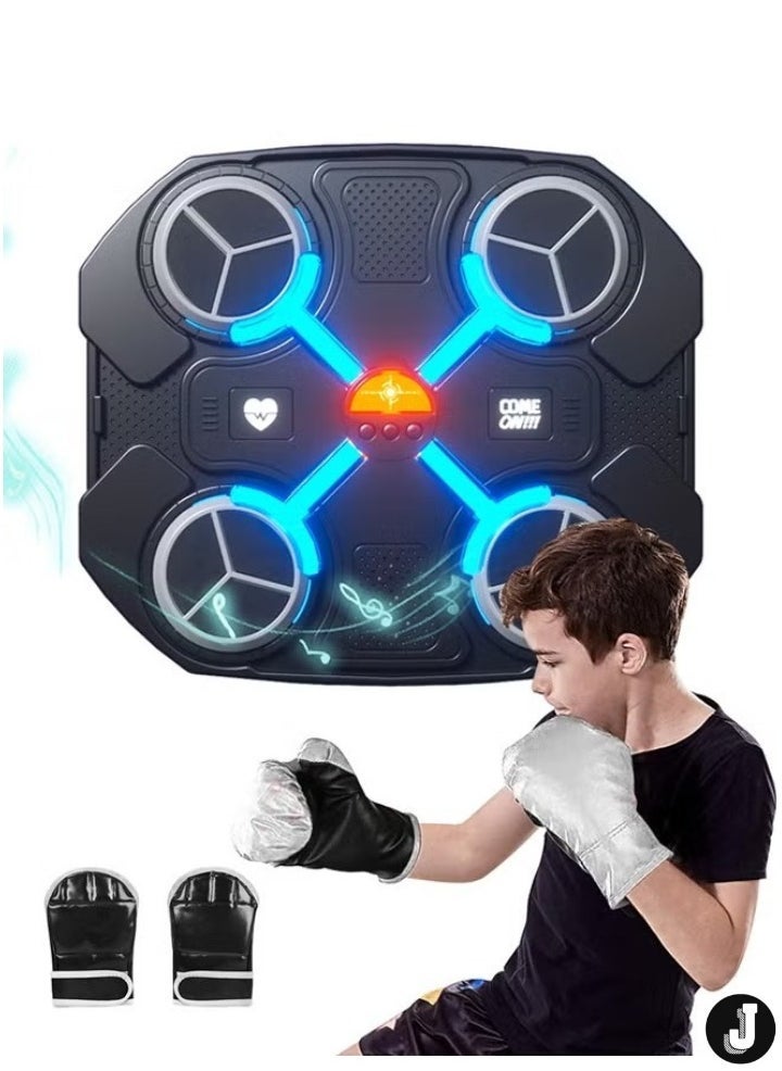 JAJEEK "Music Boxing Machine for Adults & Kids – Wall Mount Smart Agility Training, Electronic Punching Target with Sound, Workout Boxing Pads, Fun Target Punch Equipment" - Image 1