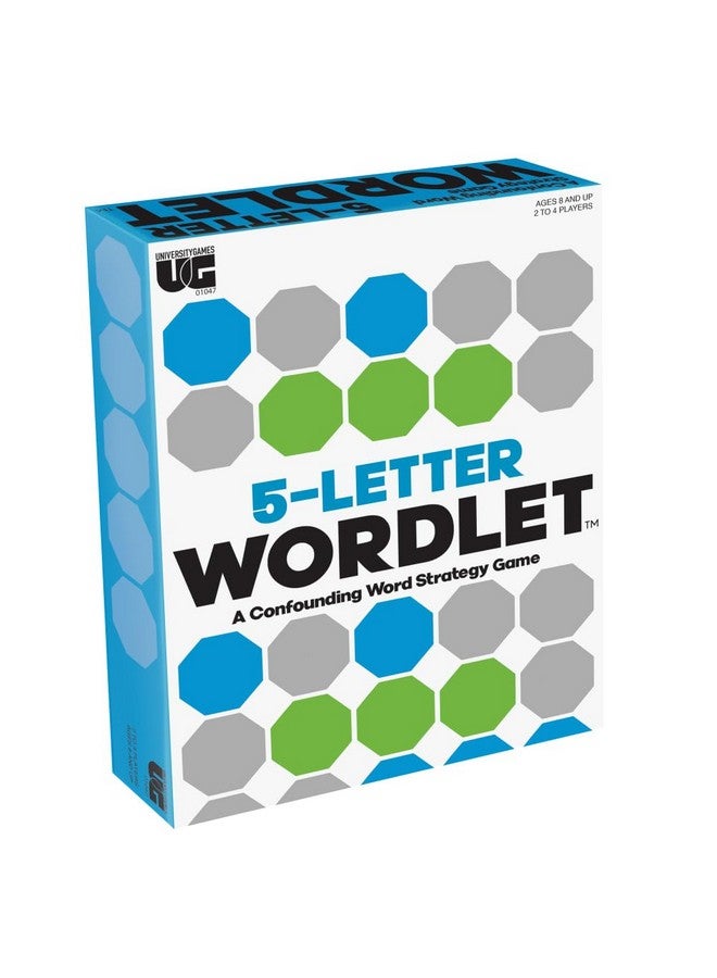 University Games | 5 Letter Wordlet Game For 2 To 4 Players Ages 8 And Up - Image 1