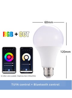 XIANER RGBCW dimming and color changing light bulb screw WiFi intelligent program control multi-color LED light bulb 9W intelligent light bulb  - Image 2