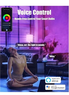 XIANER RGBCW dimming and color changing light bulb screw WiFi intelligent program control multi-color LED light bulb 9W intelligent light bulb  - Image 4