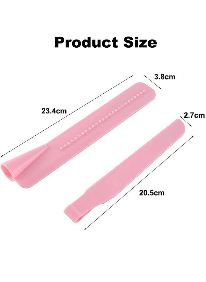 2 pcs Cake Smoother Scraper Set,2 PCS Adjustable Height Cream Scraper,Adjustable Cake Smoother Polishers for Cake,Cream,Baking,Decorating(Blue,Pink) - Image 5