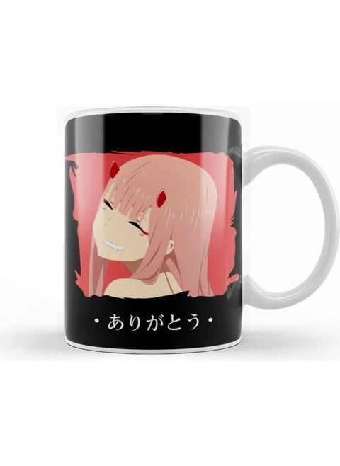 Print Shop Zero Two From Darling In The Franxx Arigatou Mug Porcelain