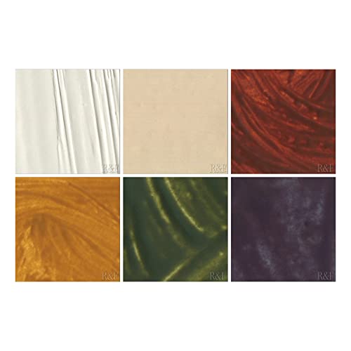 R&F Handmade Paints - Professional Encaustic Paint - Earth Tones, Set of 6 40ml - Image 3