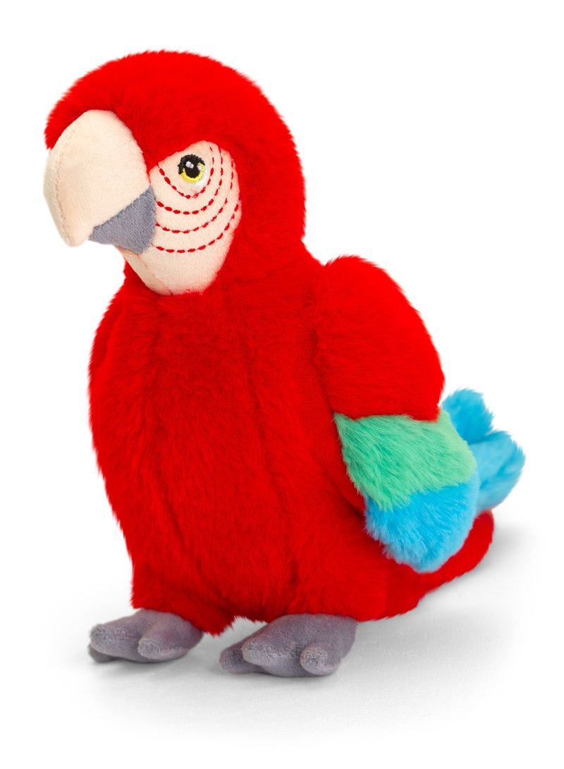 Keel Toys Keeleco Parrot 20cm | Soft Toy | Plush Toy | Gift for Kids and Adults - Image 1
