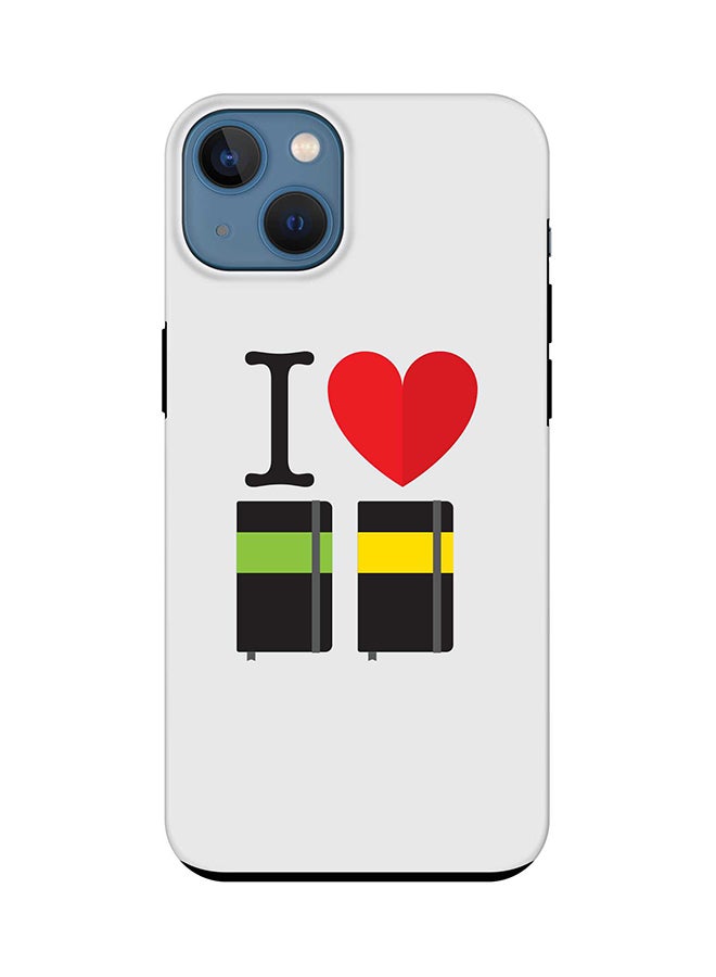 Tough Pro Series Case for Apple iPhone 14 Plus Case Dual Layer hybrid PC & TPU Customized Mobile Cover Shield with inner TPU protection Matte Finish - I Love Notebook
