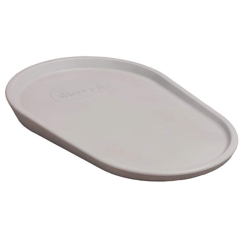 Shnuggle حصيرة تغيير شنجغل القابلة للضغط لتغيير الحفاضات، سهلة التنظيف، محطة الحفاضات، سطح دافئ للمس، قاعدة غير قابلة للانزلاق، لا حاجة لأغطية، لون توبي