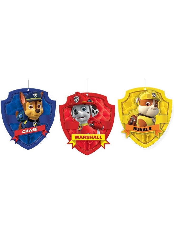 Amscan Multicolor Paw Patrol Scene Setters with Plastic Props in Various Size - Pack of 17 - Perfect for Kids Parties & Events - Image 3