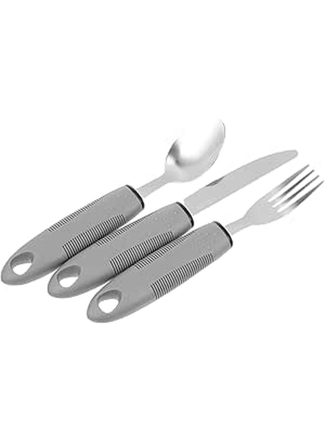 Lightweight Adaptive Utensils For Arthritis Seniors With Non Slip TPR Handles - Image 1