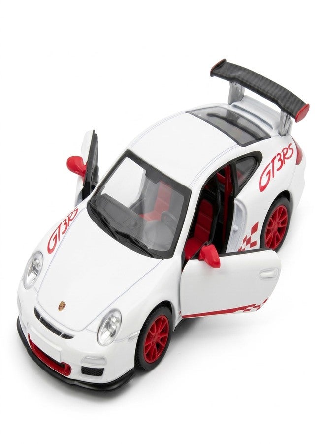 Wizplex Kinsmart Porsche 911 GT3 RS 1:36 Scale Officially Licensed Die-Cast Metal Car Model — Pull-Back Action Openable Doors Race Car Collectible Toy for Kids - Image 2