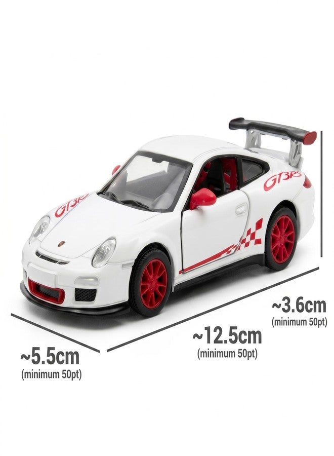 Wizplex Kinsmart Porsche 911 GT3 RS 1:36 Scale Officially Licensed Die-Cast Metal Car Model — Pull-Back Action Openable Doors Race Car Collectible Toy for Kids - Image 5