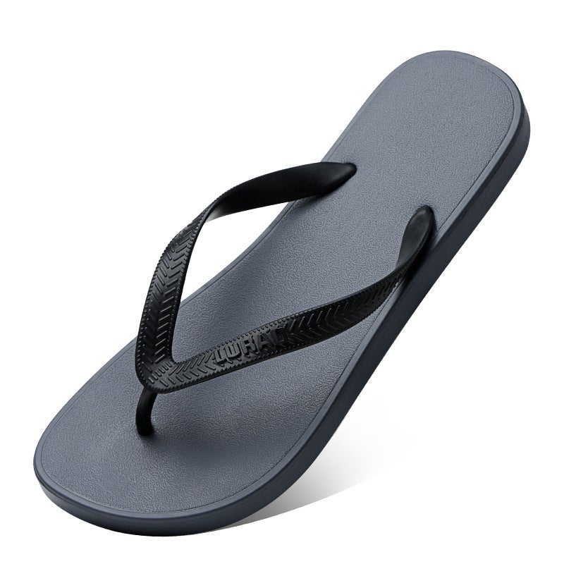 Simple Flip-Flops for Couples, Beach Flip-Flops for Men and Women, Summer Flat-Soled Anti-Slip and Anti-Odor Flip-Flops