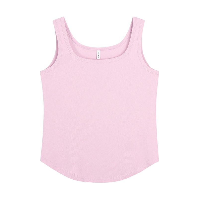 Plus Size Womens U-Neck Knit Camisole purple powder 