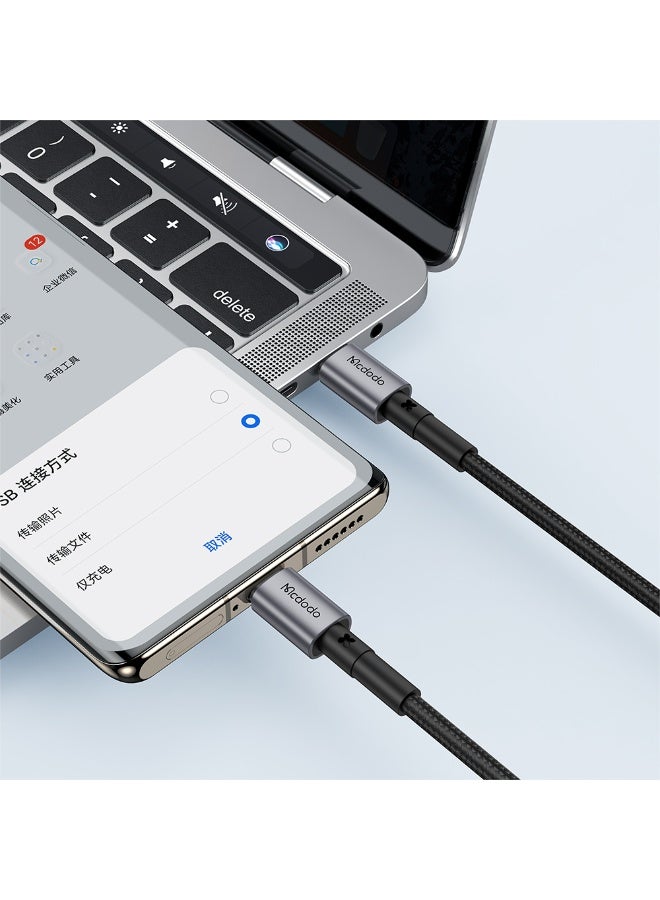 Mcdodo CA-3131 USB-C to USB-C Cable 65W Fast Charging Data Cable 1.5m Black Type-C Charging & Sync Cable - Image 3