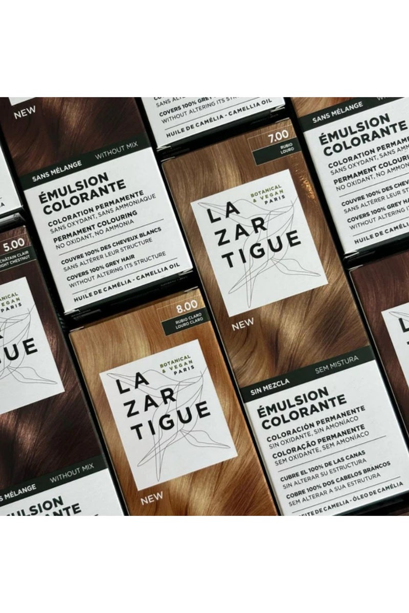 Lazartigue Émulsion Colorante Permanent Colouring without Mix 5.00 Light Chestnut 60ml - Image 4