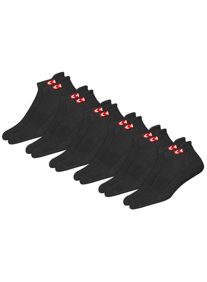 كوبنهاجن جوارب KOPNHAGN Vintage Stripes للرجال من القطن الفاخر، عبوة من 6 قطع (مقاس قدم المملكة المتحدة: 7-11، أسود) - Image 4