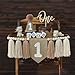 DCJHFJ 1st Birthday Decorations Boys High Chair Banner With One Cake Topper Brown Conical Hat For First Party - Image 3