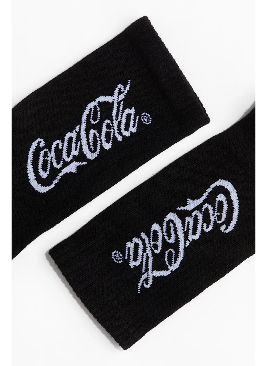 H&M Coca Cola Printed Socks