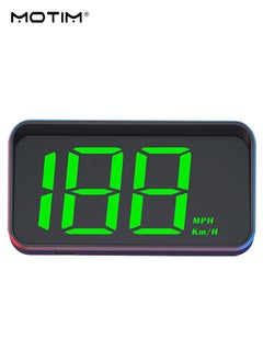 Motim Car HUD Head-Up Display GPS Universal, Satellite Speedometer Compass High-Definition Display Car Locator Suitable for All Models with Speed KM/H  - Image 1