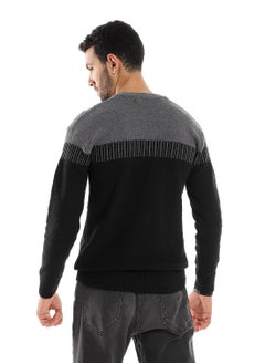 Caesar Wool Mens Pullover With Multi Design  - Image 3