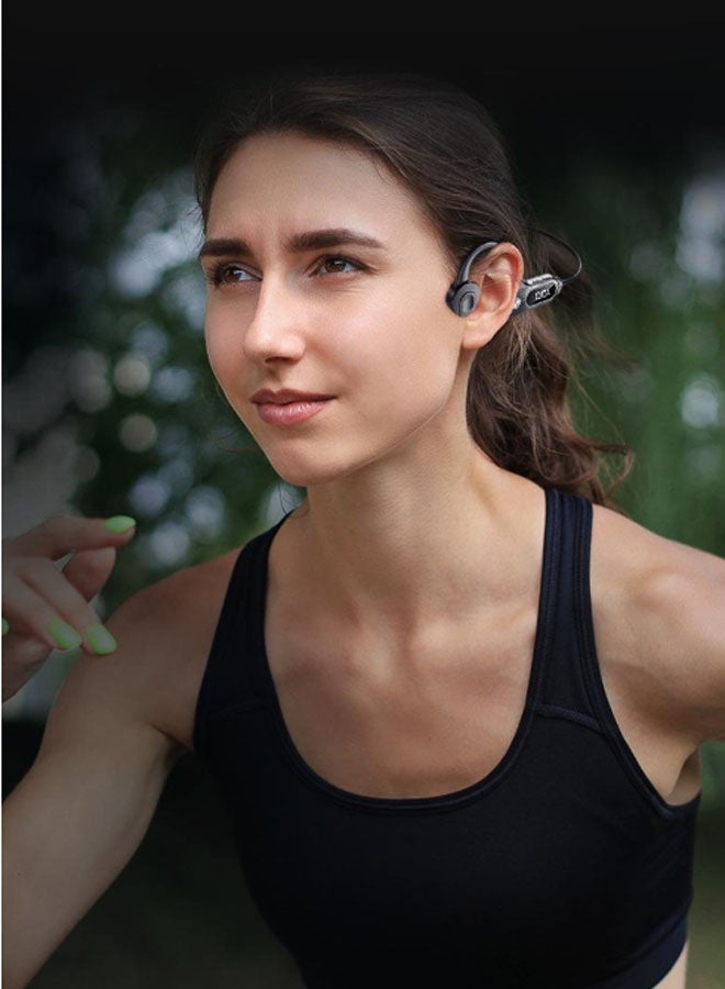 نيوترل سماعة بلوتوث مع خطاف للأذن، فتحة لبطاقة TF + مؤشر رقمي للبطارية + عمر بطارية طويل (أزرق) - Image 4