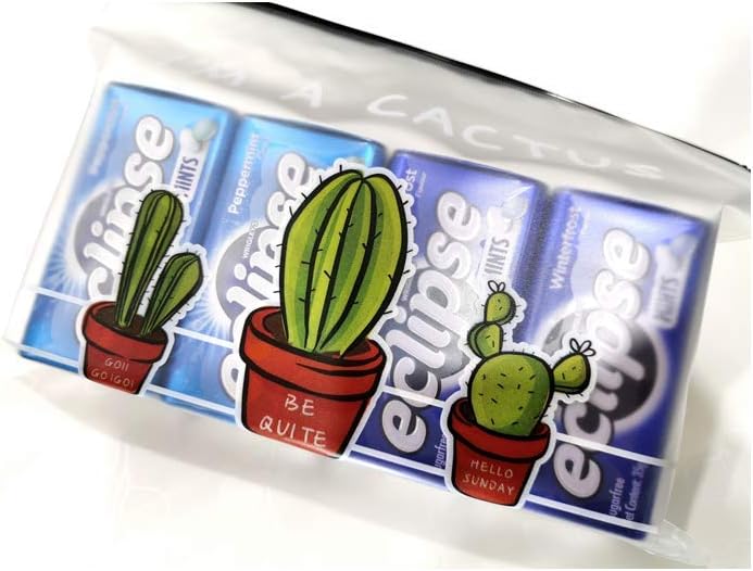 grace_nnvg Pack of 8 Eclipse Sugarfree Mint Candy - Breath Freshener - 1.2 oz per Tin - 50 Mints per Tin (4X Peppermint and 4X Winterfrost) - Image 4