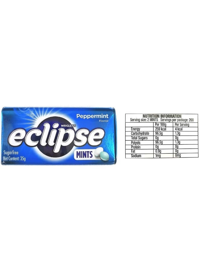 grace_nnvg Pack of 8 Eclipse Sugarfree Mint Candy - Breath Freshener - 1.2 oz per Tin - 50 Mints per Tin (4X Peppermint and 4X Winterfrost) - Image 2