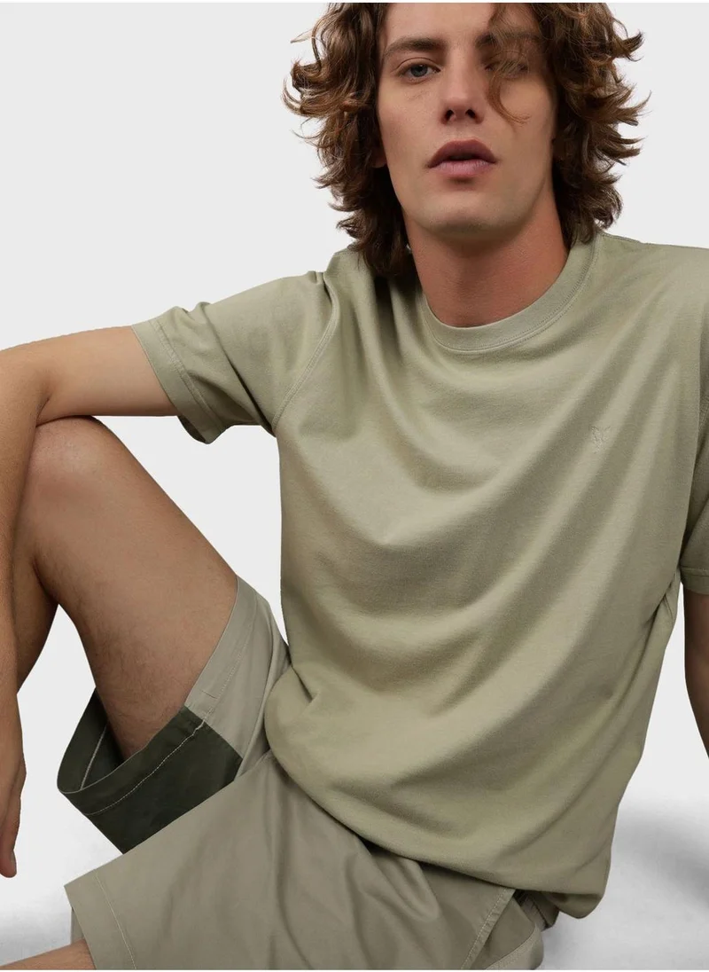American Eagle Essential Crew Neck Knitted T-Shirt