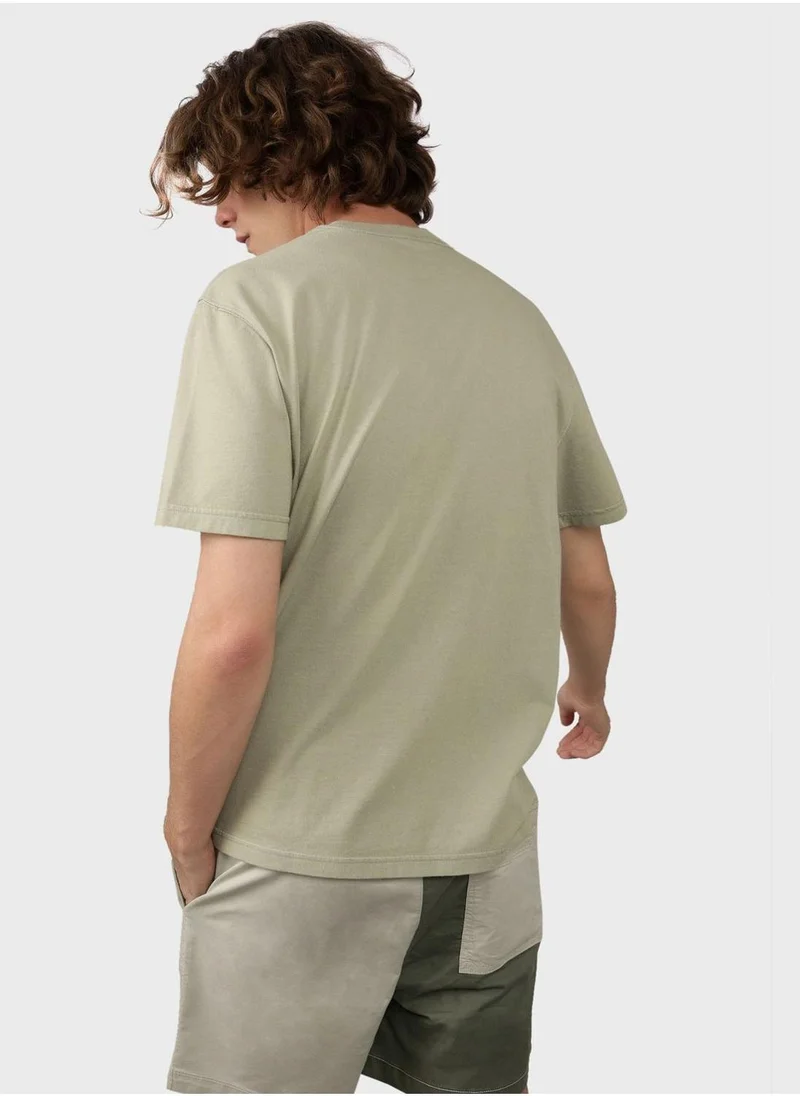 American Eagle Essential Crew Neck Knitted T-Shirt