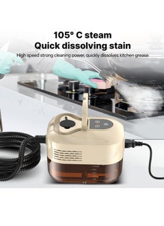 ET-LIFE Steam Cleaner, 4.5Bar Pressurized Steamer for Cleaning, Multi-Purpose Steamer for Home, Handheld Steam Cleaner, with 6pcs Accessories, Car Steamer, Portable Steam Cleaner for Kitchen, Bathroom, Tile  - Image 2
