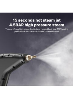 ET-LIFE Steam Cleaner, 4.5Bar Pressurized Steamer for Cleaning, Multi-Purpose Steamer for Home, Handheld Steam Cleaner, with 6pcs Accessories, Car Steamer, Portable Steam Cleaner for Kitchen, Bathroom, Tile  - Image 5
