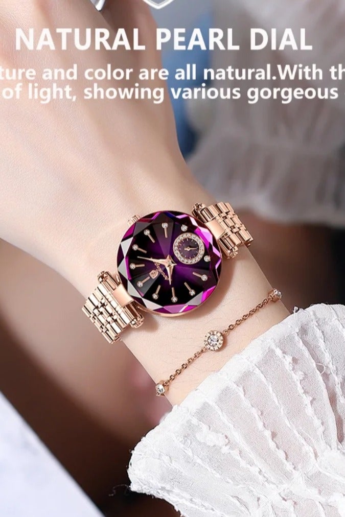 پوداجار مقاومة للماء النساء ساعة الكوارتز، النساء ساعات المعصم - Image 5