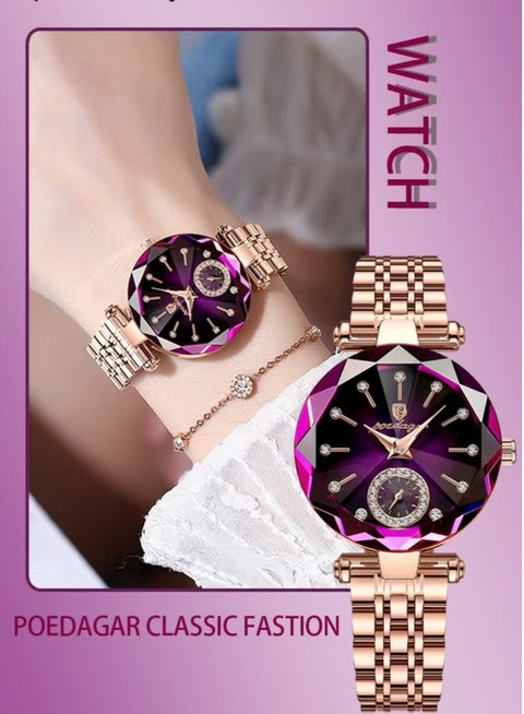 Waterproof Women's Watch Quartz，Women's Wrist Watches