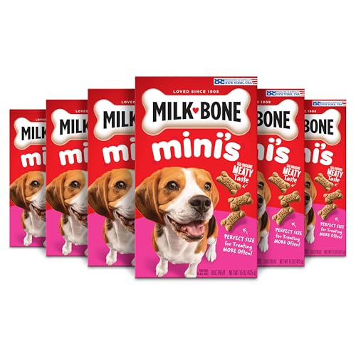 Milk-Bone Mini's Original Dog Biscuits - 15-Ounce (6 Count) - Image 1