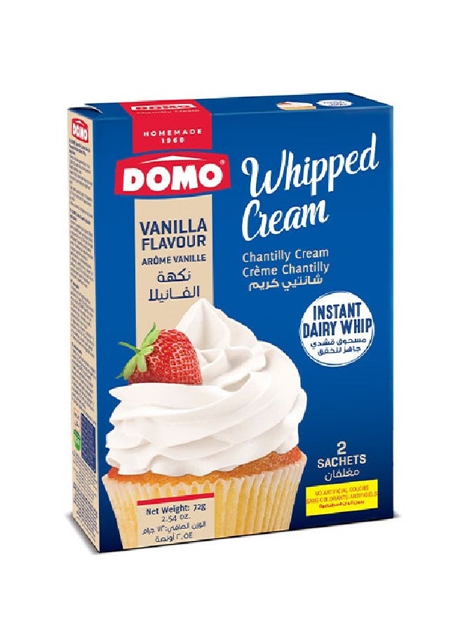 Domo Whipped Cream Chantilly Vanilla 72g