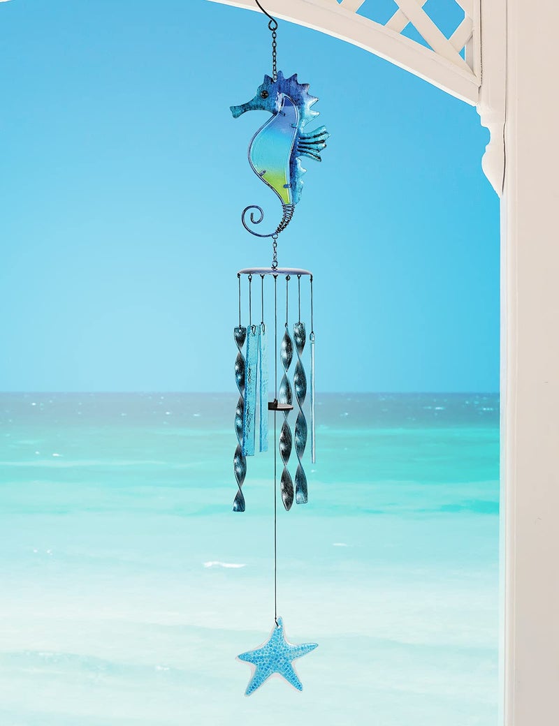 Sunset Vista Designs Sunset Vista Design Studios Beach Collection Wind Chime, Sea Horse - Image 2
