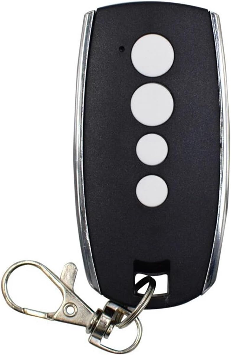 Garage Door Remote, 1-10PCS 2K 4K Garage Remote Control 433.92MHz Rolling Code with Keyfob(1pc-Black) - Image 1