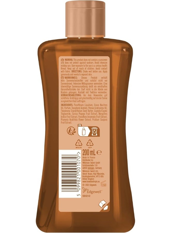 Hawaiian Tropic زيت تانين متألق SPF0 200 مل - Image 2