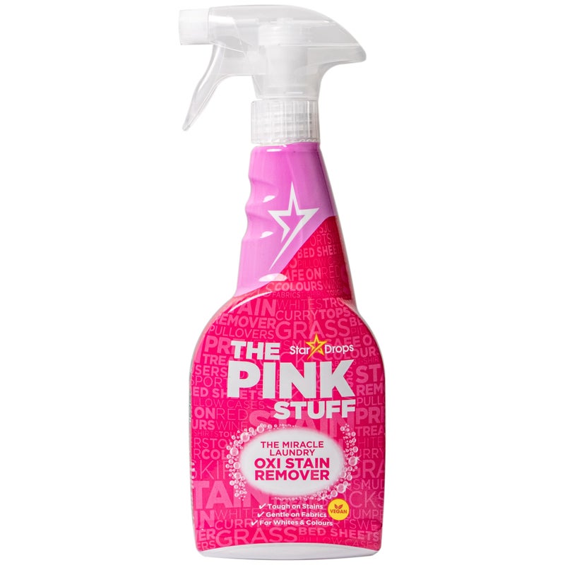 THE PINK STUFF Stardrops - The Pink Stuff - The Miracle Laundry Oxi Stain Remover Spray 500ml - Image 1