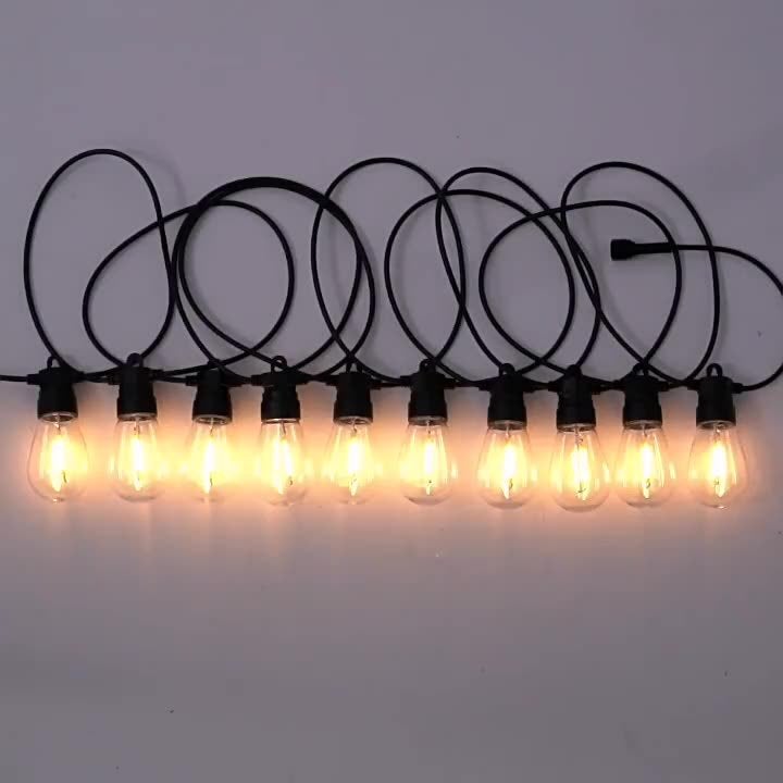 S14 Tungsten Lamp Outdoor Waterproof Horse Racing Lamp String Bulb Lamp Camping Lamp Tent Lamp Canopy Decorative Atmosphere Lamp - Image 4