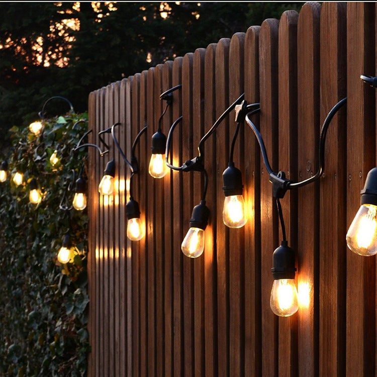 S14 Tungsten Lamp Outdoor Waterproof Horse Racing Lamp String Bulb Lamp Camping Lamp Tent Lamp Canopy Decorative Atmosphere Lamp - Image 2