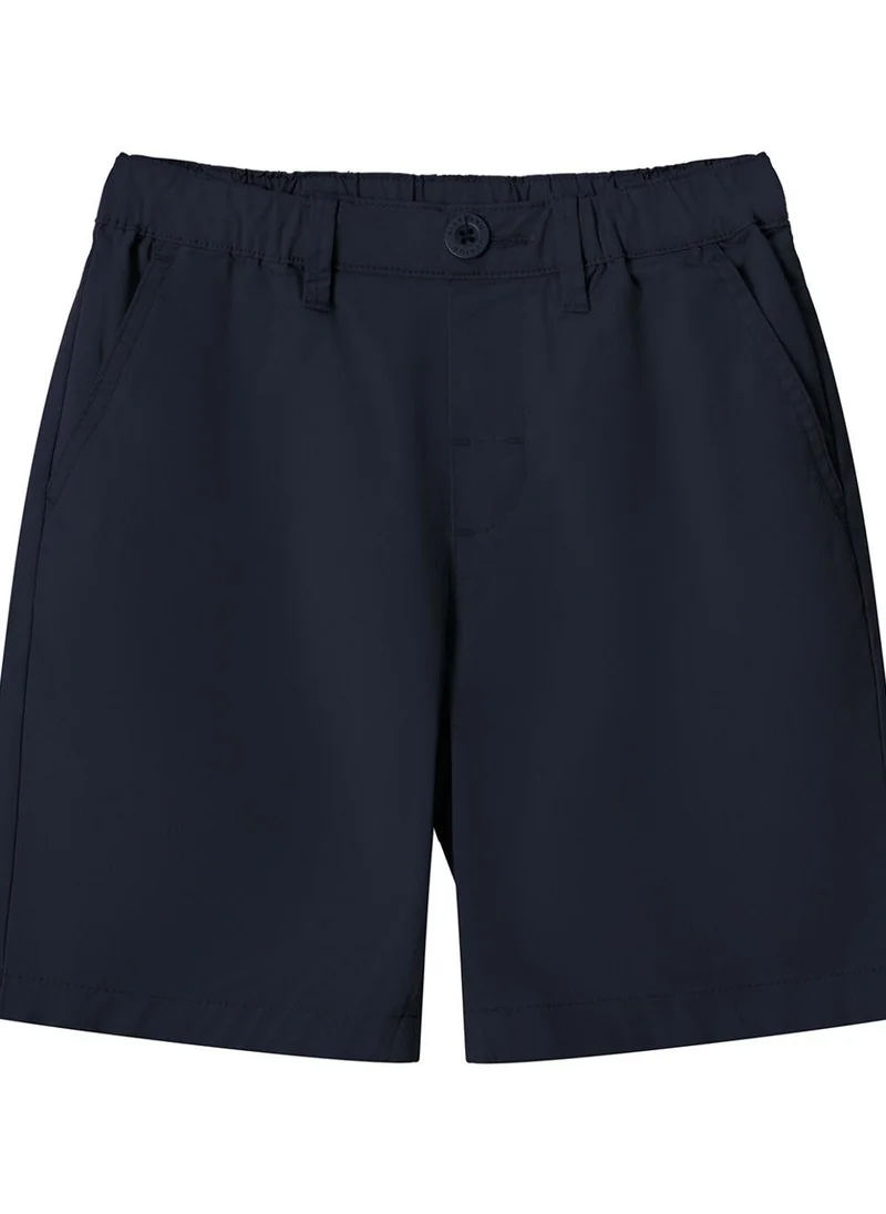 GIORDANO Junior Twill Mid Rise Comfort Elastic Waist Cool Feeling Shorts