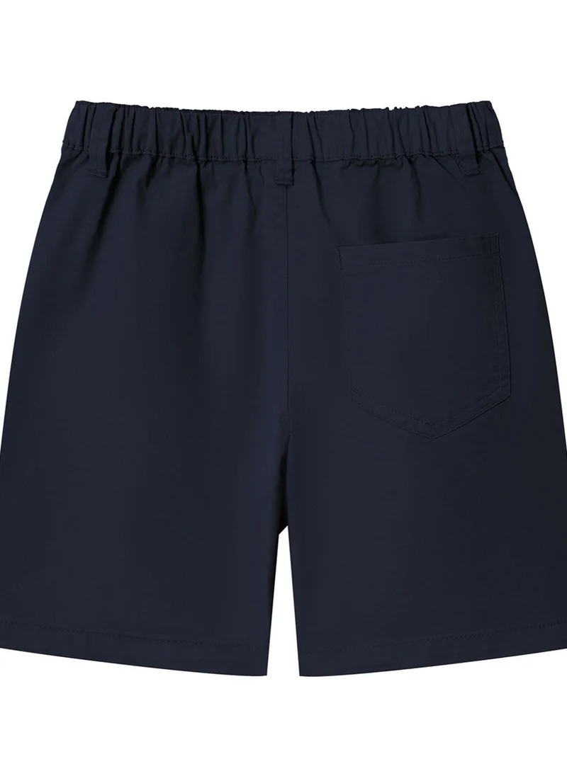 GIORDANO Junior Twill Mid Rise Comfort Elastic Waist Cool Feeling Shorts