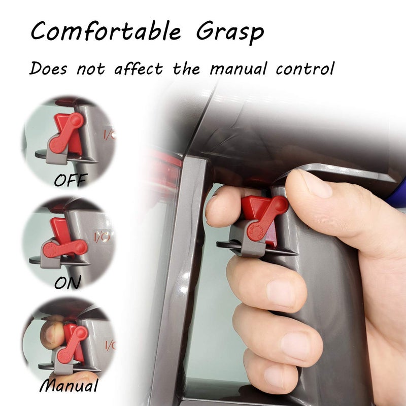 REEYEAR Power Button On/Off Control Clamp Compatible with Dyson Absolute/Motorhead V6 V8 V7 V10 V11 V15 Series Vacuum Cleaner, Dyson Trigger Lock, Free Your Gripping Fingers,1 Pack - Image 4