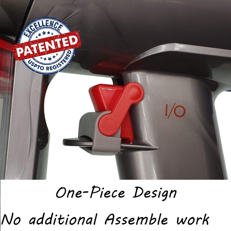 REEYEAR Power Button On/Off Control Clamp Compatible with Dyson Absolute/Motorhead V6 V8 V7 V10 V11 V15 Series Vacuum Cleaner, Dyson Trigger Lock, Free Your Gripping Fingers,1 Pack - Image 3