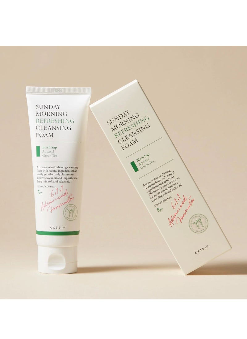 AXIS-Y - Sunday Morning Refreshing Cleansing Foam 120ml - Image 1