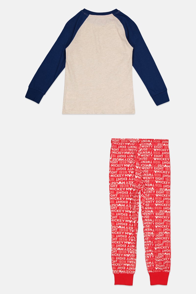 Hamleys x Disney Toddlers Boy 2 Pcs Graphic Print Top and Bottom Set, Multicolor - Image 3