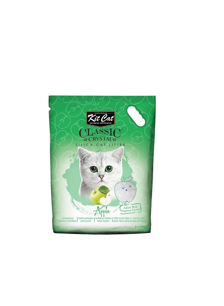 Kit Cat Classic Crystal Cat Litter Apple - Image 2