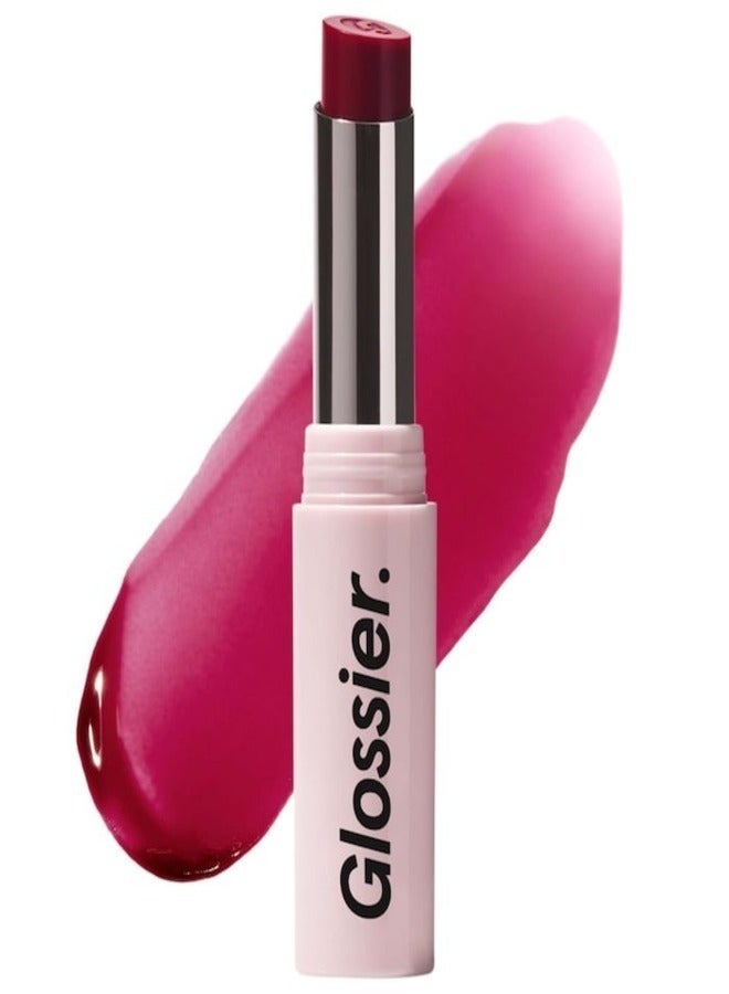 Glossier Ultralip Ultra Shiny Lipstick with Hyaluronic Acid , Vesper - rich fuchsia 3g – Hydrating, Glossy Lip Color - Image 1