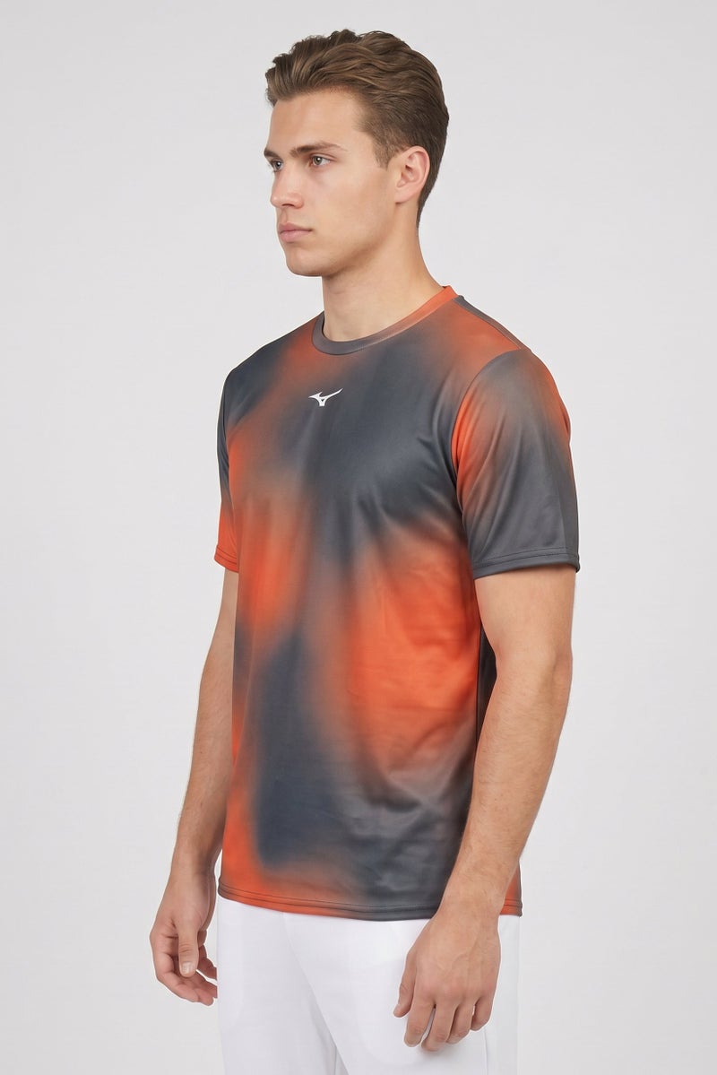 Mizuno Men Sportswear Fit Short Sleeve Training T-Shirt, Multicolor - Image 3