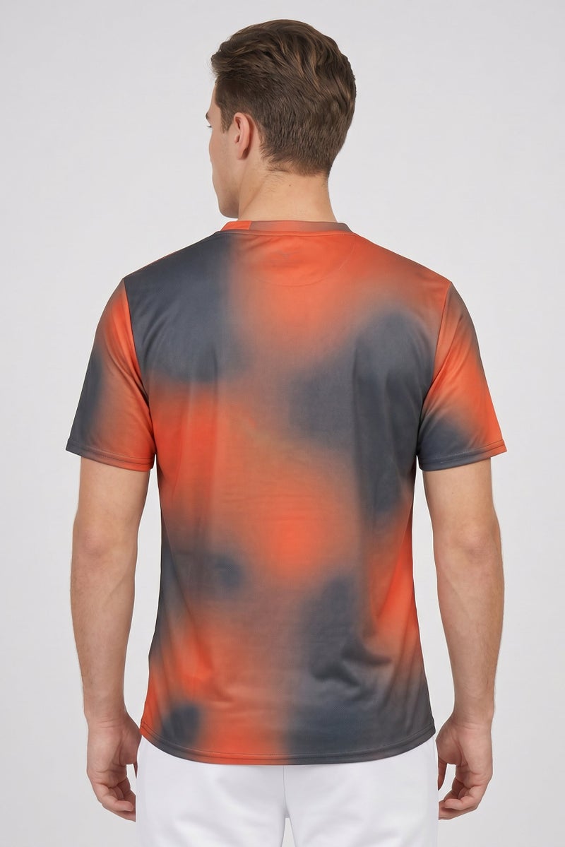 Mizuno Men Sportswear Fit Short Sleeve Training T-Shirt, Multicolor - Image 4